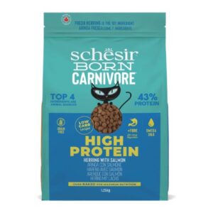 SCH DRY BORN CARNIVORE ARENQUE CON SALMON 1,25 KG