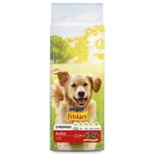 Friskies Active Pienso para perro adulto activo Buey 18 Kg.